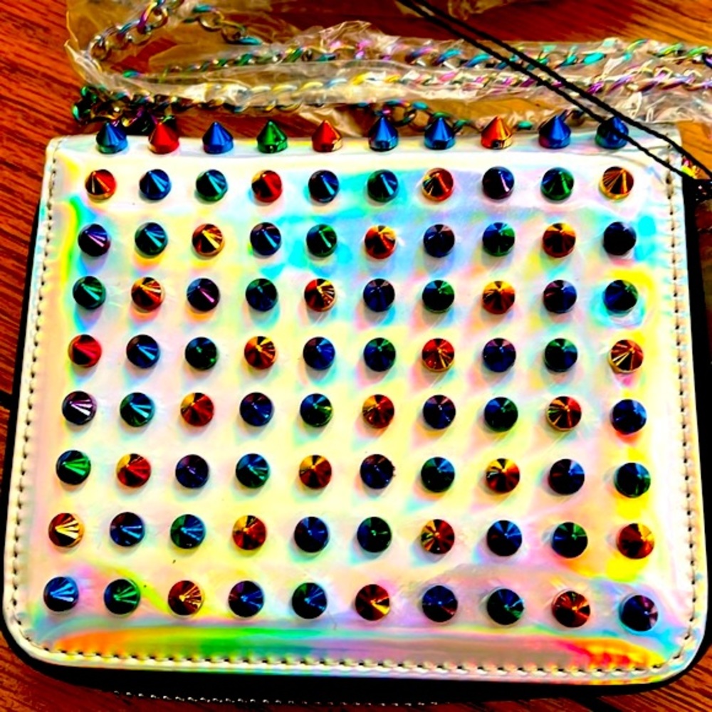 NWT Holographic crossbody